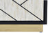 Libra Credenza Abstract 3 Door Cabinet with Bone Inlay